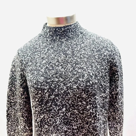 PURE J.JILL Women Long Sleeve Pull-Over High Neck Black Sweater Size Extra Small - Picture 7 of 15